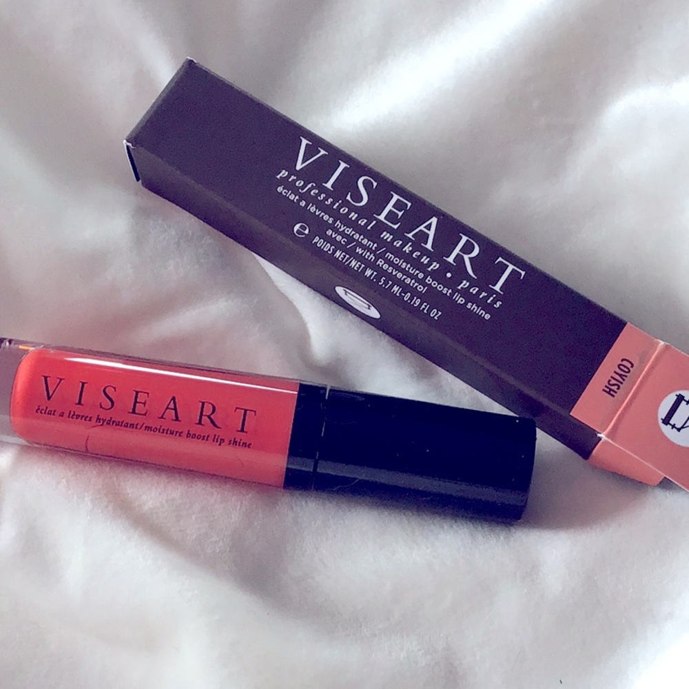 Viseart Professional Hydrating Boost lip shine lipstick in Coyish orange New